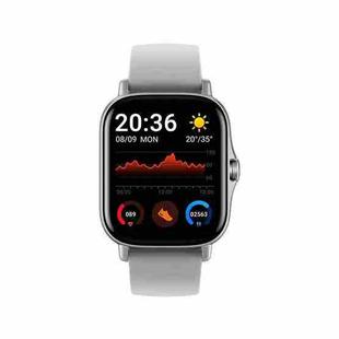 S12 Smart Watch Heart Rate Weather Blood Pressure Meter Movement Bracelet(Silver Gray)