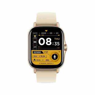 S12 Smart Watch Heart Rate Weather Blood Pressure Meter Movement Bracelet(Gold With Call)