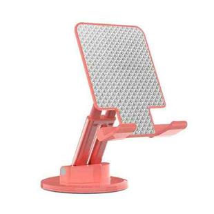 T12 Multifunctional Bathroom Kitchen Paste Type 360 Degree Rotating Foldable Tablet Stand(Pink)
