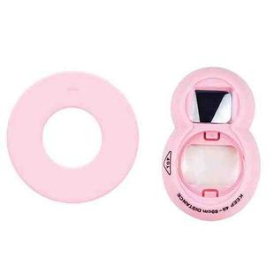 Mini Digital Camera Lens Selfie Mirror + Auxiliary Circle Set for FUJIFILM Instax Mini7+(Pink)