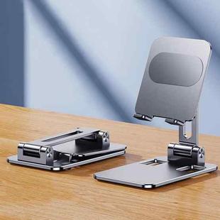 Portable Mobile Phone Tablet Desktop Stand, Color: All Metal Silver