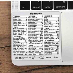 5 PCS PC Reference Keyboard Shortcut Sticker Adhesive for PC Laptop Desktop(Lightroom)
