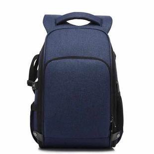Cationic SLR Backpack Waterproof Photography Backpack with Headphone Cable Hole(Blue)