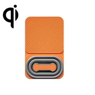 YCX-17 15W Foldable Magnetic Wireless Charger Stand Supports Horizontal and Vertical Screens(Orange)