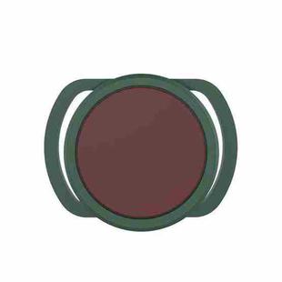 2 PCS  Anti-Lost Tracker Silicone Case for AirTag,Size:  24mm(Dark Green+Wine Red)