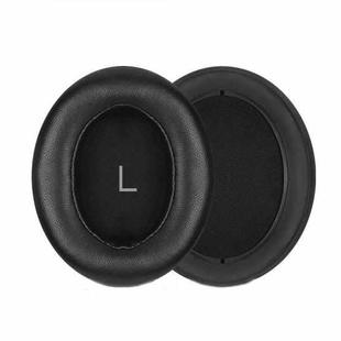 2 PCS Breathable Foam Headphone Earmuffs with Buckle For Sennheiser Momentum 3, Spec: Black Lambskin