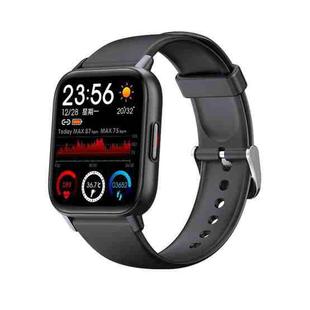 QS16Pro 1.69-Inch Health Monitoring Waterproof Smart Watch, Supports Body Temperature Detection, Color: Black