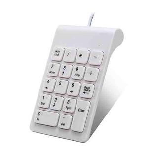 Laptop Wired Digital Mini USB Keyboard(White)