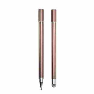 2 PCS Office Painting without Charging Cloth Head Disc Stylus Pen(Rose Gold)
