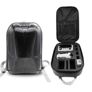Hard Shell PC Carbon Fiber Backpack for DJI Mini 3 Pro Drone(Dark Grey)