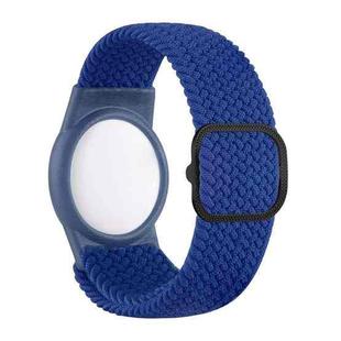 Wristband Protective Case Anti Scratch Bracelet Adjustable Strap For AirTag Tracker(Blue)