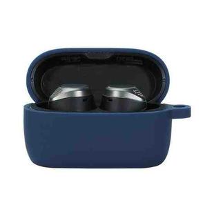 For Jabra Elite75T Sports Bluetooth Headphones Soft Silicone Case with hooks(Noon Blue)