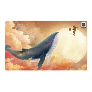 Intelligent Timing Tthickened Waterproof Heating Mouse Pad CN Plug, Spec: Whale Moon(60x36cm)