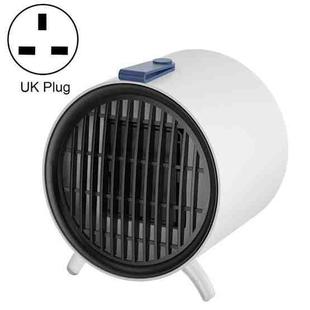 XY-610 Home Office Desk Mini Low Noise Heater Warm Air Machine, Plug Type: UK Plug(White)