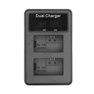 FW50 Vertical Dual Charge SLR Camera Battery Charger