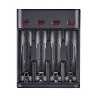 BMAX BH-804U 1.2V AA/AAA Rechargeable Battery Independent 4 Slot USB Charger
