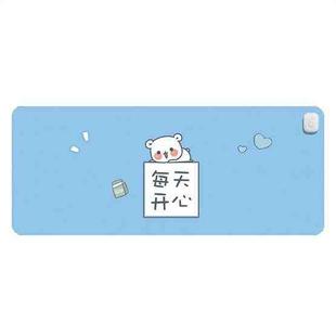 Intelligent Timing Heating Waterproof Warm Mouse Pad CN Plug, Size: 60x36cm(Happy Daily)