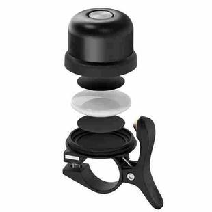 For AirTag Bicycle Hidden Locator Anti-theft Ring Bell Generation 2 Black