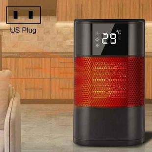 N8 Table Air Heater Indoor Quick Heat Energy Saving Electric Heater,  Specification: US Plug(Black)