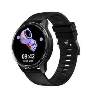 T5max 1.28 Inch Heart Rate/Blood Oxygen Monitoring Bluetooth Calling Smart Watch(Black)