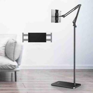 SSKY L10 Home Cantilever Ground Phone Holder Tablet Support Holder, Style: Fixed (Black)