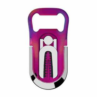 Multifunction Car Air Vent Phone Holder Finger Ring Phone Bracket Bottle Opener(Dazzling Color)