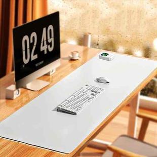 7-speed Temperature Control Leather Heated Mouse Pad Hand Warmer Desk Pad,CN Plug 80 x 40cm Gray