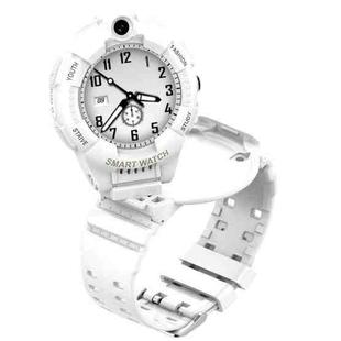 F01 1.28 Inch 4G Rotatable Dual-Camera Children Smart Calling Watch With SOS Function(White)