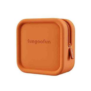 Fungoofun Candy Color EVA Travel Digital Storage Bag Cosmetic Bag, Color: Square Orange