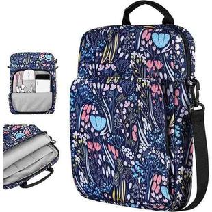 Vertical Laptop Bag Handheld Shoulder Crossbody Bag, Size: 13 Inch(Blue)