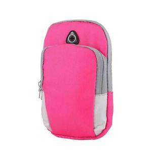X-365 Outdoor Sports Phone Storage Arm Bag Running Fitness Phone Bag for 4-6 inches(Rose Red)