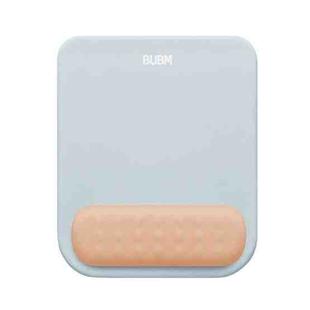 BUBM Wrist Protector Mouse Pad Macaroon Memory Foam Mouse Pad(Light Blue+Khaki)