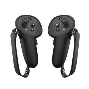 For Oculus Quest Pro 1 Pair Handle Silicone Case Cover VR Accessories(Black)