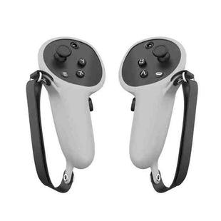 For Oculus Quest Pro 1 Pair Handle Silicone Case Cover VR Accessories(White)
