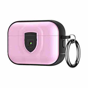 For AirPods Pro TPU + PC Full Wrap Type Protection Case Cover(Pink)