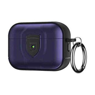 For AirPods Pro 2 TPU + PC Full Wrap Type Protection Case Cover(Purple)