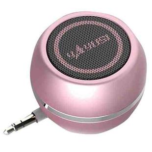 Yayusi A5 Mobile Phone Computer Plug In Audio Mini External Speaker, Color: Rose Gold