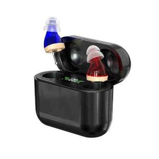 GM-912 Digital Hearing Aid Sound Amplifier With Digital Display Charging Compartment(Red Blue+Black Compartment)
