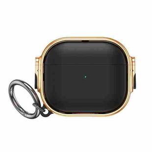 For AirPods 3  Drop-proof Case Split Design Plating Protection Cover(Rose Gold+Black)