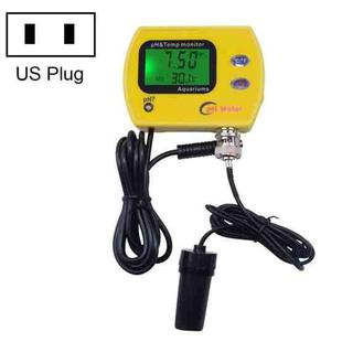 PH Tester Durable Acid Meter Swimming Pool Temperature Monitor With Backlight, Plug Type: US Plug