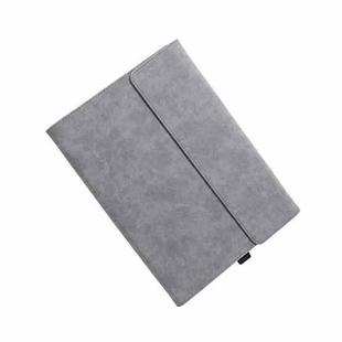 For Microsoft Surface Pro 9 Tablet Protective Case Holder(South African Sheepskin Gray Case)
