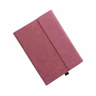 For Microsoft Surface Pro 8 Tablet Protective Case Holder(South African Sheepskin Red Case)