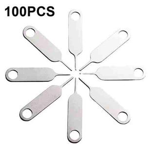 100 PCS Universal Thickened and Hardened Steel Phone Card Removal Pin(Style 2)