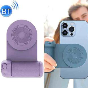 BBC-8 3 In1 Magnetic Absorption Wireless Charging Phone Stand Bluetooth Handheld Selfie Stick, Style: Basic Model(Purple)