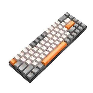ZIYOU LANG K68 68 Keys Bluetooth Wireless Dual Model Mechanical Keyboard, Style: Red Shaft Version (Shimmering)
