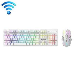 Attack Shark T3RGB RGB Luminous Wireless Keyboard And Mouse Set(White)