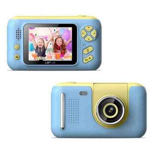 2.4 Inch Children HD Reversible Photo SLR Camera, Color: Yellow Blue