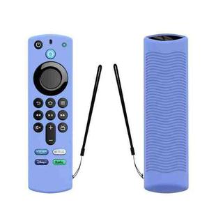 2 PCS Y27 For Alexa Voice Remote 3rd Gen Silicone Non-slip Protective Cover(Luminous Blue)