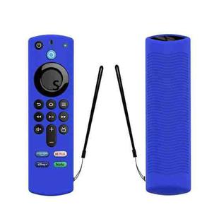 2 PCS Y27 For Alexa Voice Remote 3rd Gen Silicone Non-slip Protective Cover(Blue)