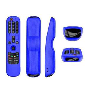 For LG An-MR21GC / AN-MR21N / AN-MR21GA TV Remote Control Silicone Protective Case(Blue)